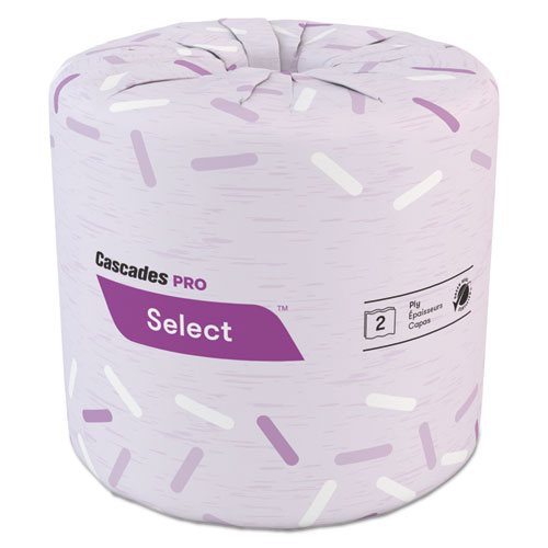 SELECT STANDARD BATH TISSUE, 2-PLY, WHITE, 4.31 X 3.75, 550/ROLL, 80/CARTON