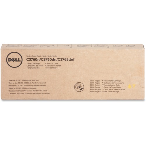 Dell Computer  Toner Cartridge, f/C3760/3765, 9000 Page Extra High Yld, YW