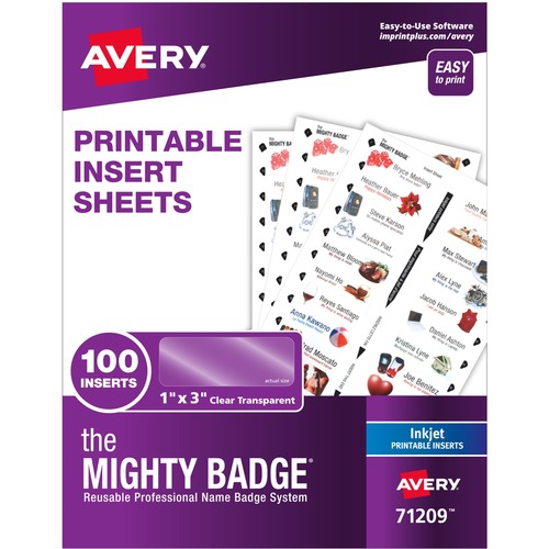 INSERT,BADGE,IKJ,CLR,100PK