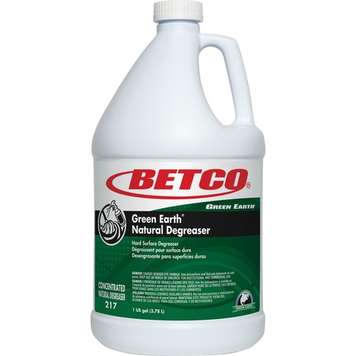 Betco Corporation  Degreaser, Bio-based, Concentrated, 1 Gal, 4/CT, Dark Green