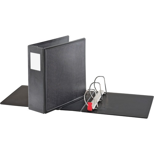 Cardinal  Slant-D Ring Binder, Heavy-Duty, 4" Capacity, Black