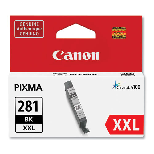 Canon 1983C001 (CLI-281 XXL) Black OEM Extra High Yield Ink Tank