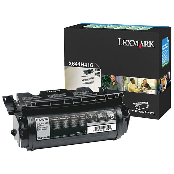 Lexmark X644H41G Black OEM Extra High Yield Print Cartridge