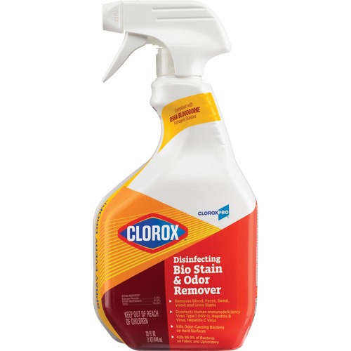 Clorox Company  Disinfectant Spray, OSHA Compliant, Bleach-free, 32 oz, 9/CT