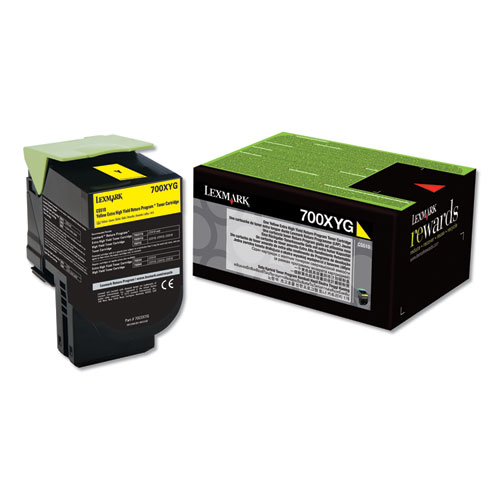 Lexmark 70C0XYG (TAA Compliant Version 70C1XY0) Black OEM Toner Cartridge