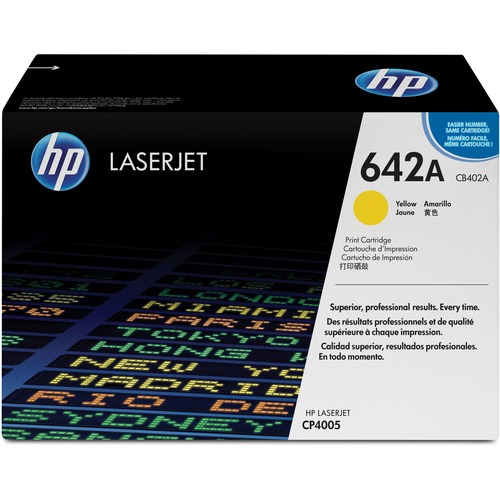 Hewlett-Packard  LaserJet Print Cartridge, 7500 Page Yield, Yellow