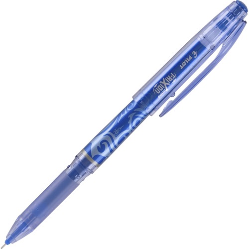 FRIXION POINT ERASABLE STICK GEL PEN, EXTRA-FINE 0.5MM, BLUE INK, BLUE BARREL