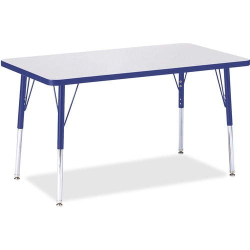 Jonti-Craft, Inc.  Activity Table, Rectangle, 24"-31"x24"x36", Blue