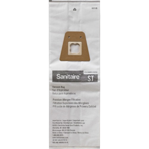 STYLE ST DISPOSABLE VACUUM BAGS FOR SC600 AND SC800 SERIES, 50/CARTON