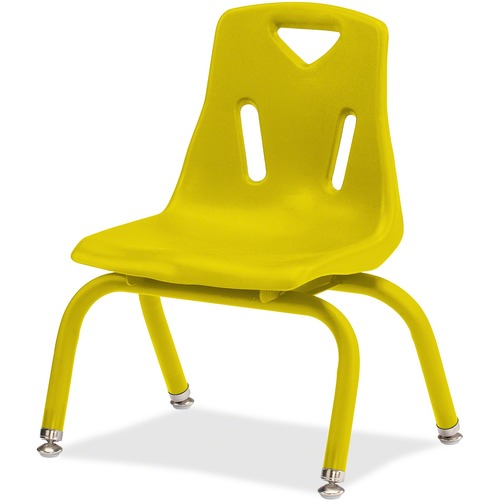 Jonti-Craft, Inc.  Plastic Stacking Chairs, 10" H, Yellow