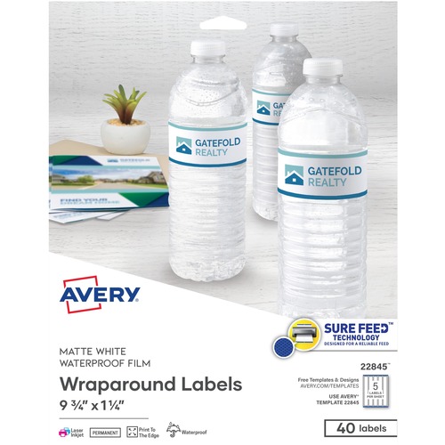 LABEL,WRAP-AROUND,WE,40CT