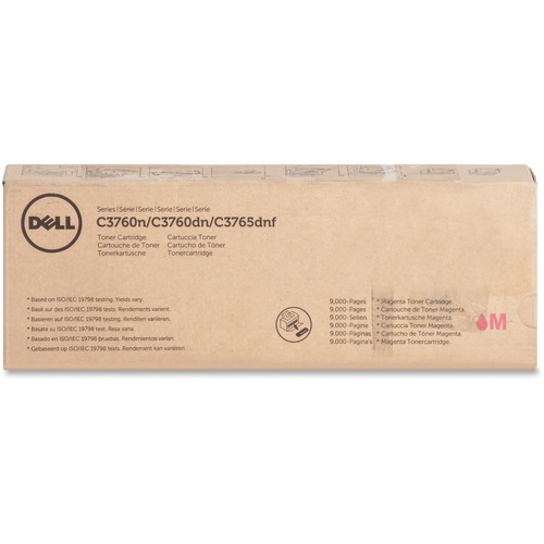 Dell Computer  Toner Cartridge, f/C3760/3765, 9000 Page Extra High Yld, MA