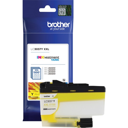 LC3037Y INKVESTMENT SUPER HIGH-YIELD INK, 1500 PAGE-YIELD, YELLOW