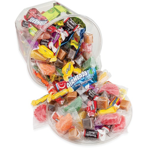 SOFT AND CHEWY MIX, ASSORTED SOFT CANDY, 2 LB RESEALABLE PLASTIC TUB