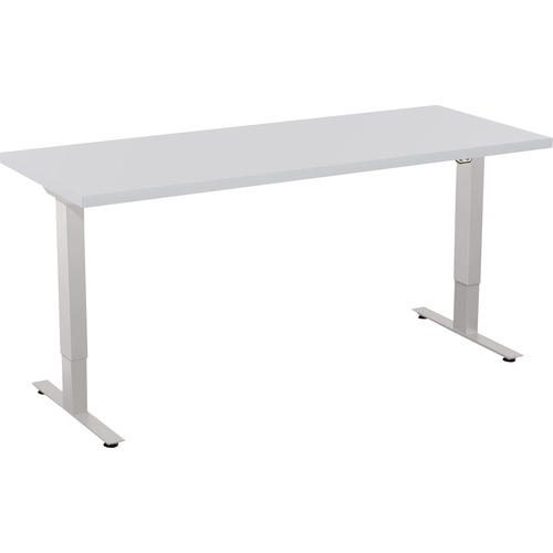Special-T  Sit/Stand Table, Electric, 2 Stage, 24"x60"x46", Gray