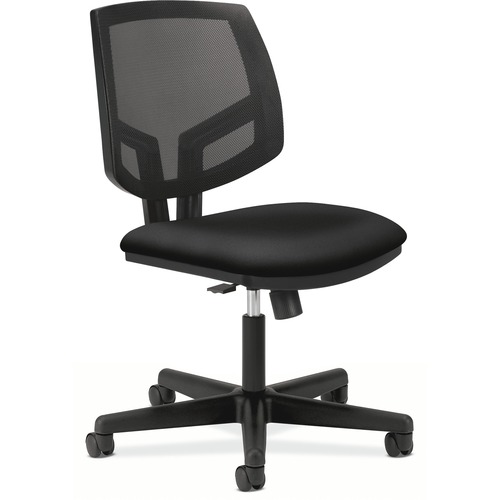 VOLT SERIES MESH BACK TASK CHAIR WITH SYNCHRO-TILT, SUPPORTS UP TO 250 LBS., BLACK SEAT/BLACK BACK, BLACK BASE