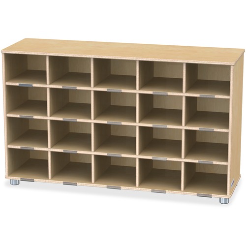 Jonti-Craft, Inc.  20 Cubbie Shelf,TureModern,w/o Bins,29.5"x48.5"x15",Baltic