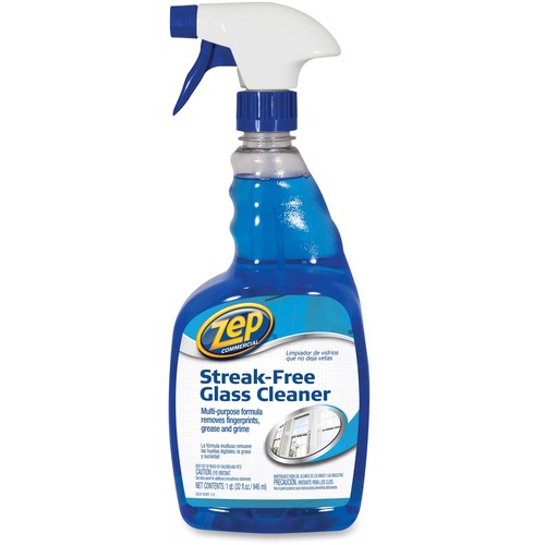 STREAK-FREE GLASS CLEANER, PLEASANT SCENT, 32 OZ SPRAY BOTTLE, 12/CARTON