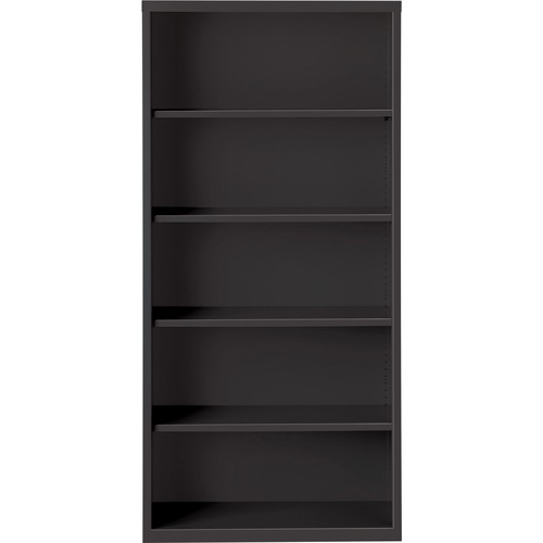 BOOKCASE,12"DX72"H,BK