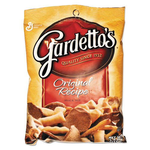 GARDETTO'S SNACK MIX, ORIGINAL FLAVOR, 5.5 OZ BAG, 7/BOX