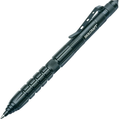 7520016611668 SKILCRAFT DEFENDER RETRACTABLE BALLPOINT PEN/FLASHLIGHT, 1MM, BLACK INK