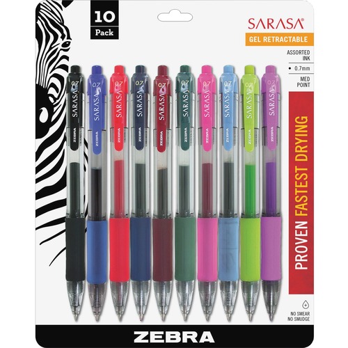 PEN,GEL,SARASA,RT,0.7,10PK