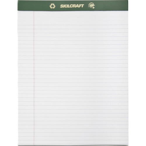 NOTEPAD,PERF,RULED,LTR,50SH