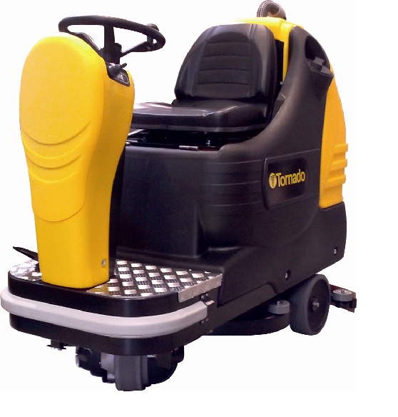 BR 28/27, RIDE-ON CYLINDRICAL AUTO SCRUBBER (W/24 V WET-ACID BATTERIES)