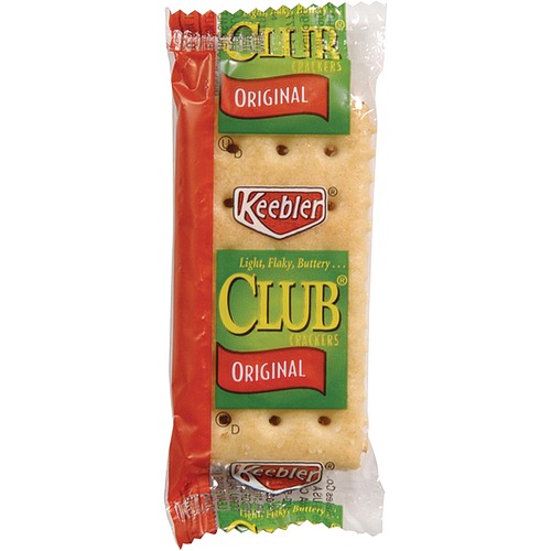 Keebler Co.  Club Crackers, 2 Crackers/PK, 300/CT, Brown
