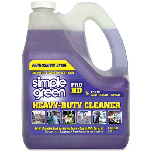 Simple Green  Multipurpose Cleaner, Heavy-duty, Conc, 1 Gal, 4/CT, Clear