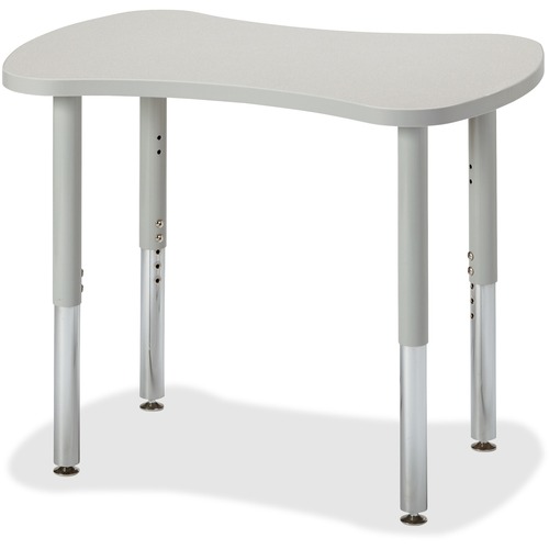 Jonti-Craft, Inc.  Collaborative Bowtie Tables, Gray/Gray