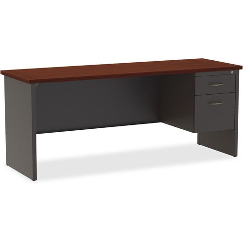 DESK, 24"X72" RH PED,CH/MH