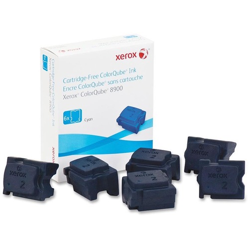 Xerox 108R01014 Cyan OEM ColorQube Ink (6/Box)