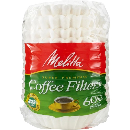 Melitta  Coffee Filters, Super Premium, 600/PK, White