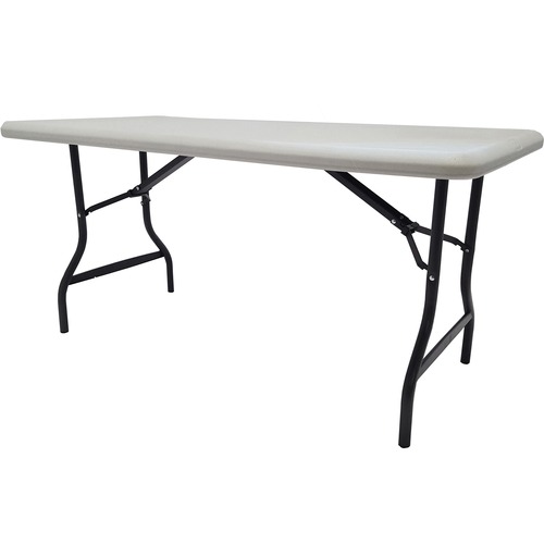 INDESTRUCTABLES TOO 1200 SERIES FOLDING TABLE, 60W X 30D X 29H, PLATINUM
