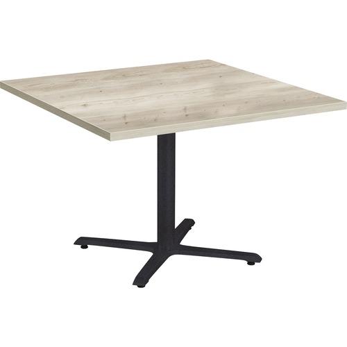 Special-T  X-base Table, Square Top, 42"x42"x29", Aged Driftwood