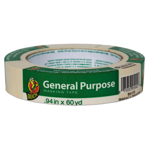 GENERAL PURPOSE MASKING TAPE, 3" CORE, 0.94" X 60 YDS, BEIGE, 36/PACK