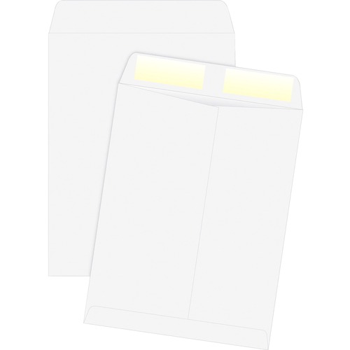 CATALOG ENVELOPE, #10 1/2, SQUAR FLAP, GUMMED CLOSURE, 9 X 12, WHITE, 250/BOX