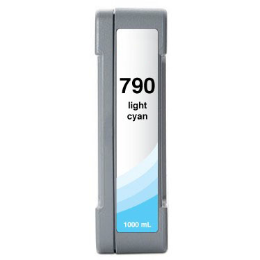 GT American Made CB275A Light Cyan OEM replacement Low Solvent Inkjet Cartridge