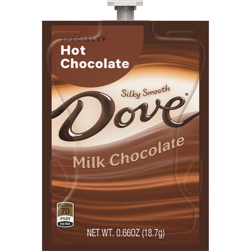 Mar's Drink North America  Dove Hot Chocolate, Single Servings, 72/CT, Chocolate