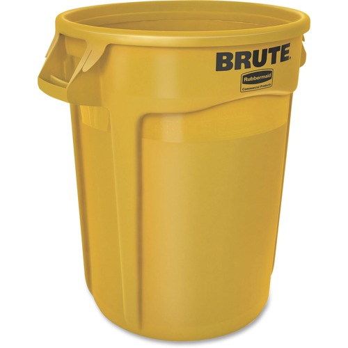 Rubbermaid Commercial Products  Brute Container, Hvy-Dty, 32 Gallon, Yellow