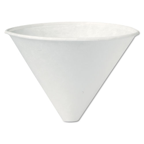 FUNNEL-SHAPED MEDICAL AND DENTAL CUPS, TREATED PAPER, 6 OZ, 250/BAG, 10/CARTON
