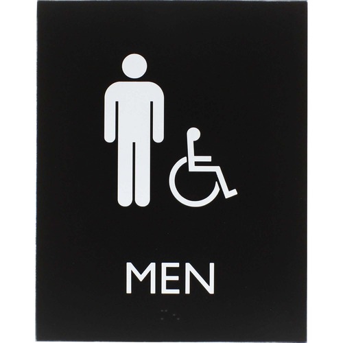 SIGN,8.5X6.75,ADA,MEN,ACC