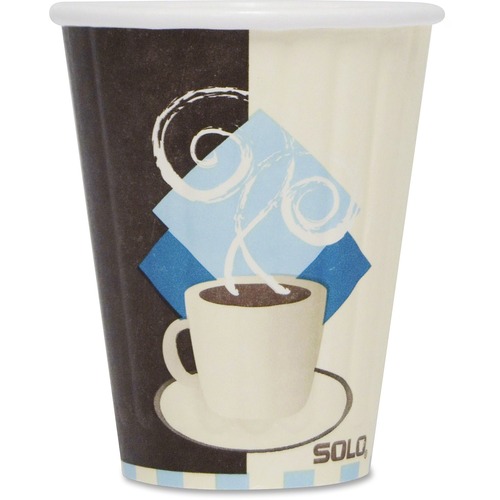 Solo Cup Company  Insulated Hot Cups, 8oz, Tuscan Cafe, 50/PK