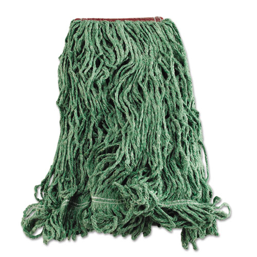 Super Stitch Blend Mop Heads, Cotton/synthetic, Green, Large