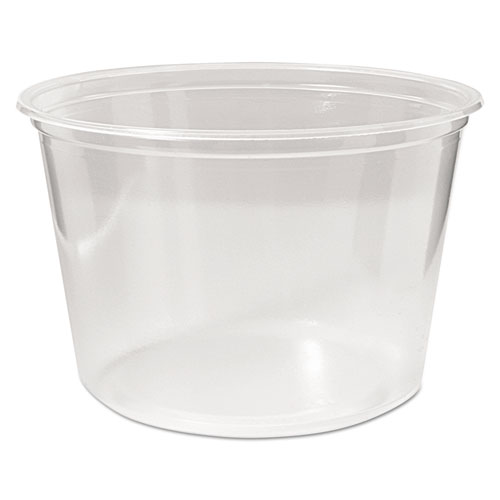 Microwavable Deli Containers, 16 Oz, Clear, 500/carton