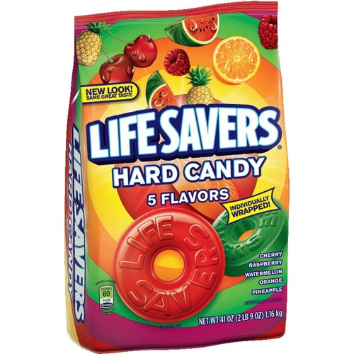 Mars, Inc  Life Savers Candies, 5 Flavors Hard Candy, Value Bag, 41 oz.