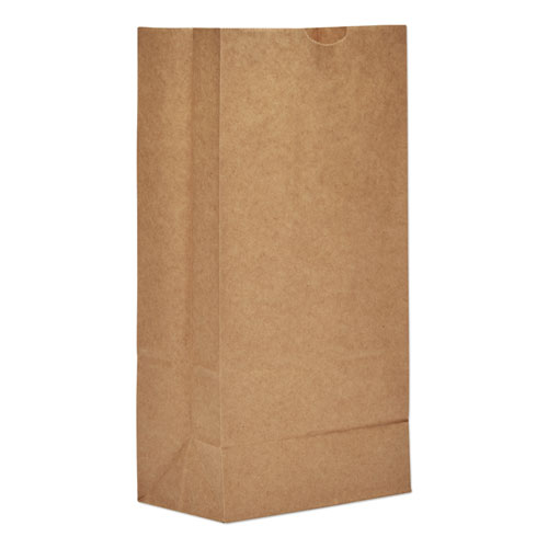 GROCERY PAPER BAGS, 35 LBS CAPACITY, #8, 6.13"W X 4.17"D X 12.44"H, KRAFT, 2,000 BAGS