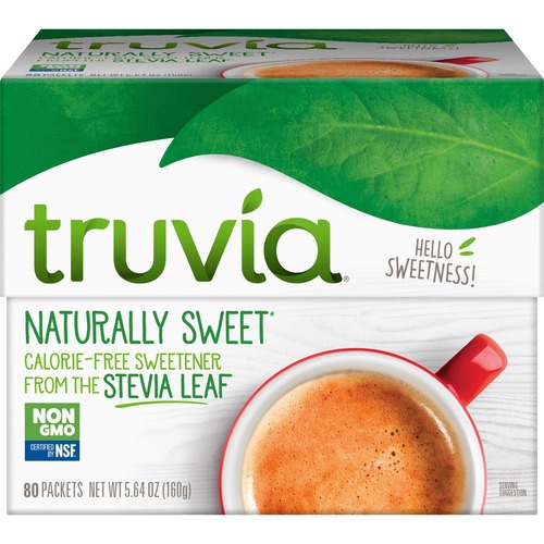 Cargill (Truvia)  Natural Sweetener, 1 Gram/Pk, 80/BX, White