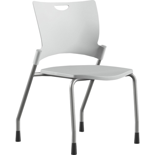 9to5 Seating  Stack Chair,Armless,21"x26"x33",WE Plastic/SR Frame